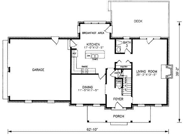 main floor house blueprint