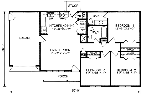 main floor house blueprint