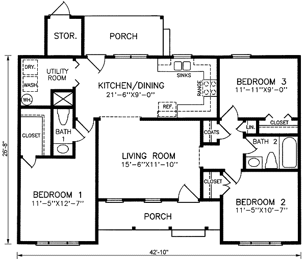 main floor house blueprint