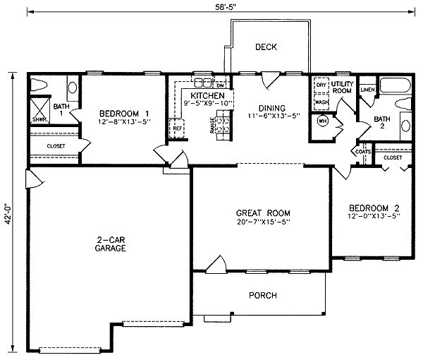 main floor house blueprint