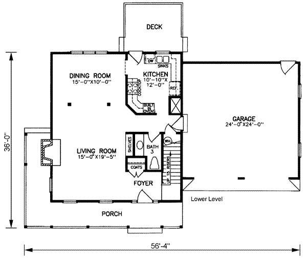 main floor house blueprint