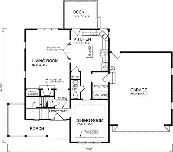 main floor house blueprint