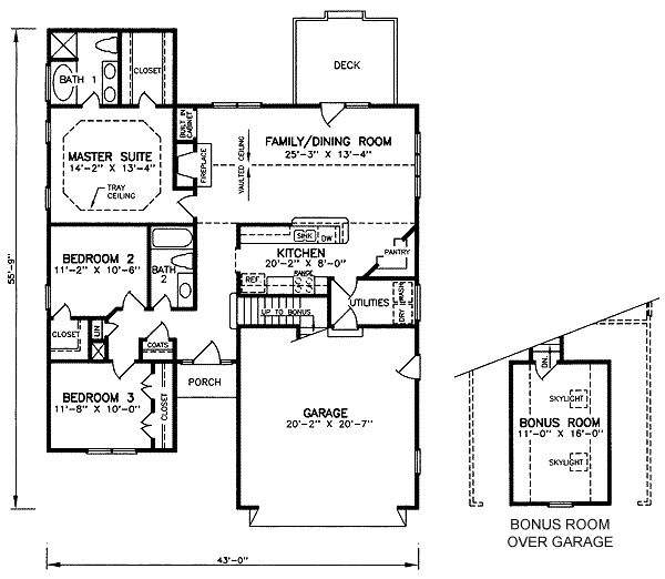 main floor house blueprint