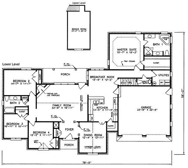 main floor house blueprint