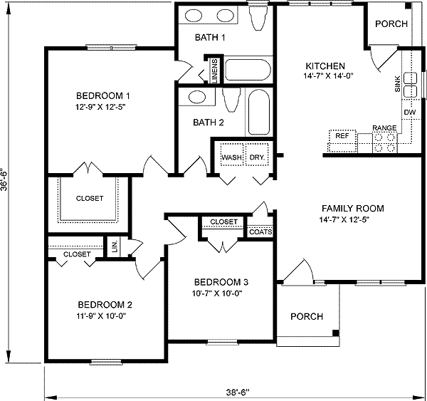 main floor house blueprint