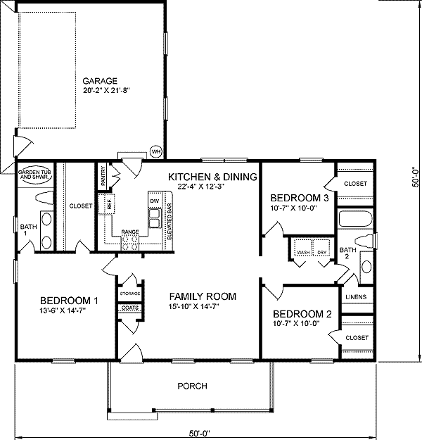 main floor house blueprint