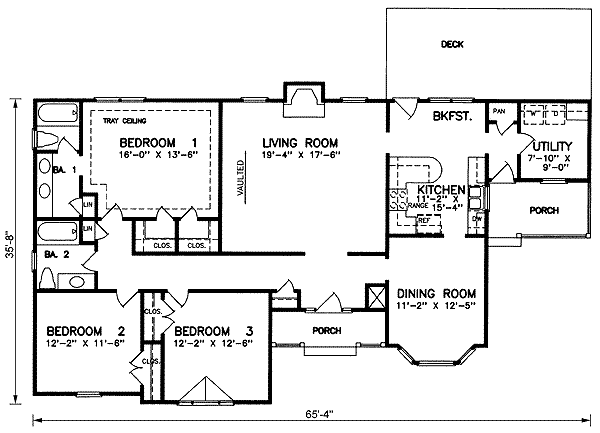 main floor house blueprint