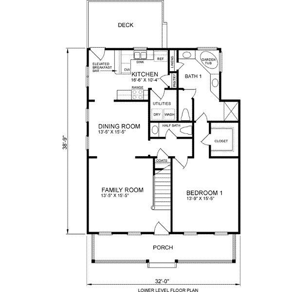 main floor house blueprint