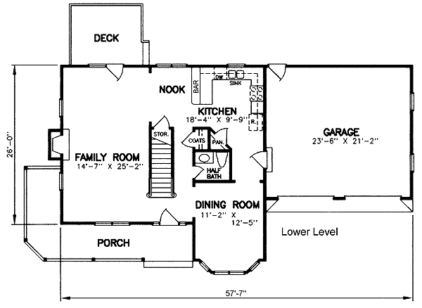main floor house blueprint