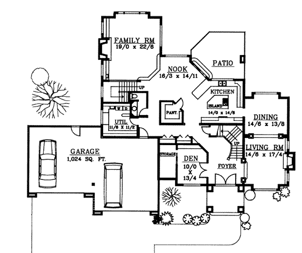 main floor house blueprint