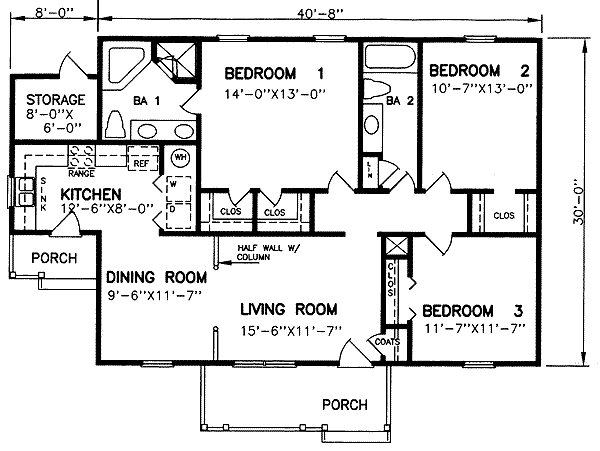 main floor house blueprint