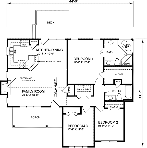 main floor house blueprint