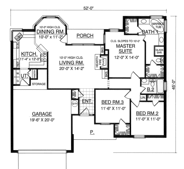 main floor house blueprint