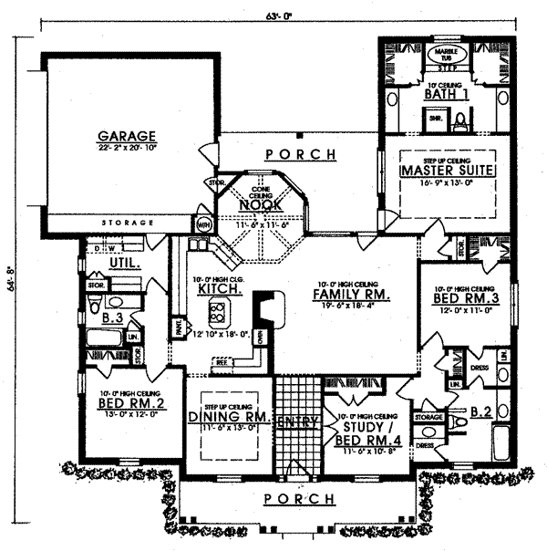 main floor house blueprint