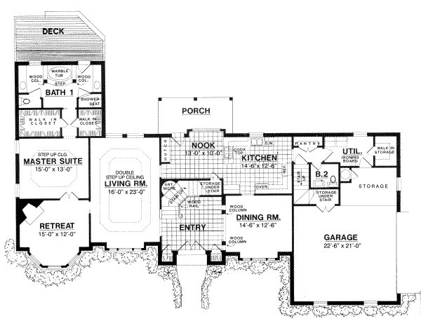 main floor house blueprint