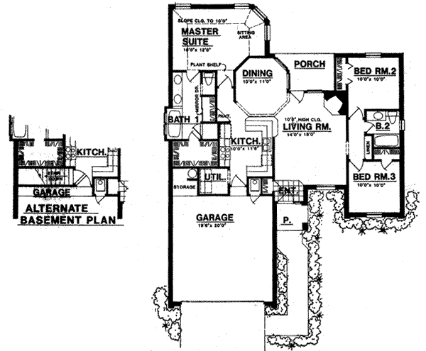 main floor house blueprint