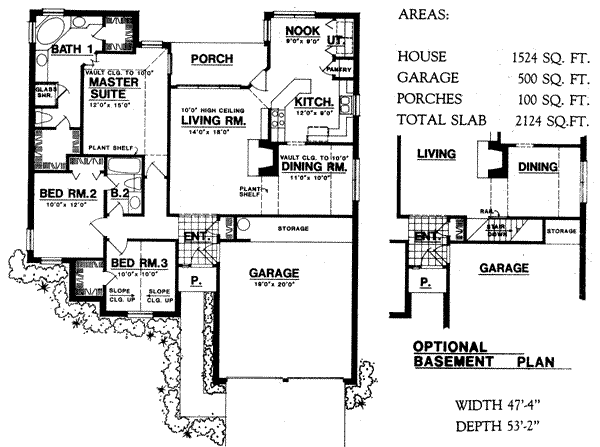main floor house blueprint