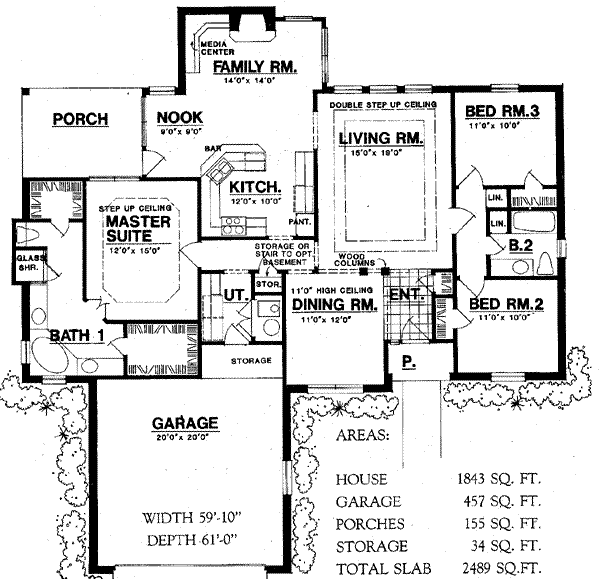 main floor house blueprint
