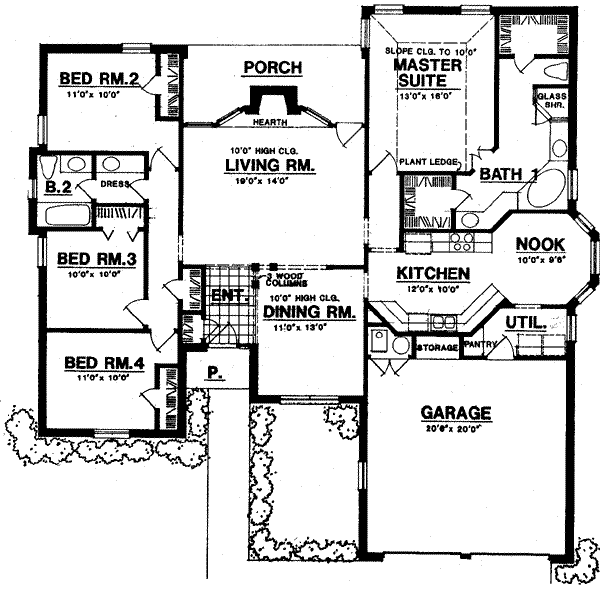 main floor house blueprint