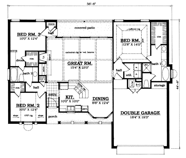 main floor house blueprint