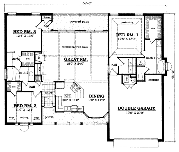 main floor house blueprint
