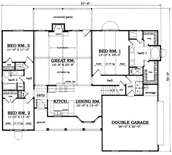 main floor house blueprint