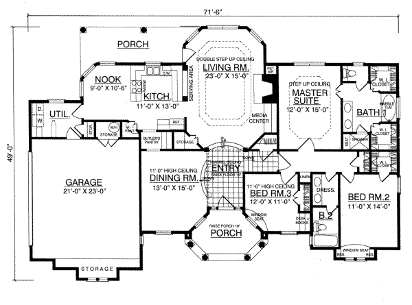 main floor house blueprint