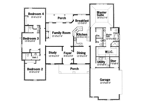 main floor house blueprint