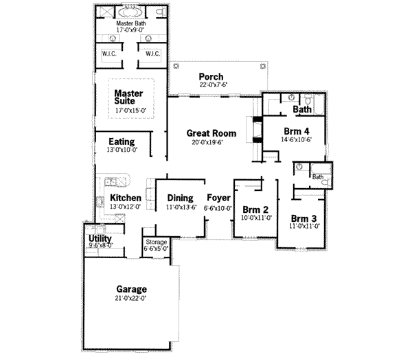 main floor house blueprint