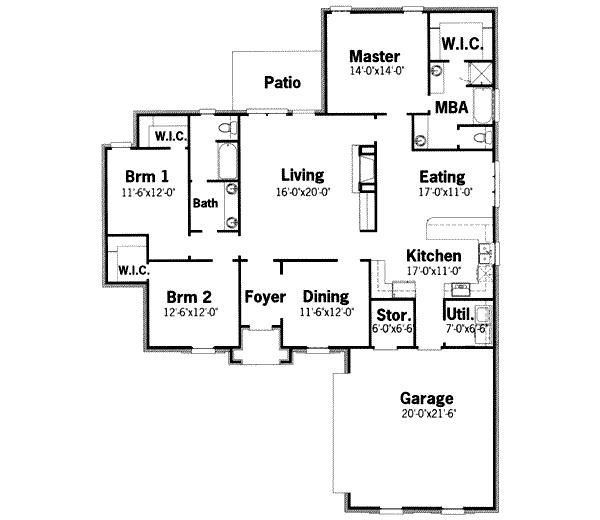 main floor house blueprint