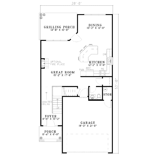 main floor house blueprint