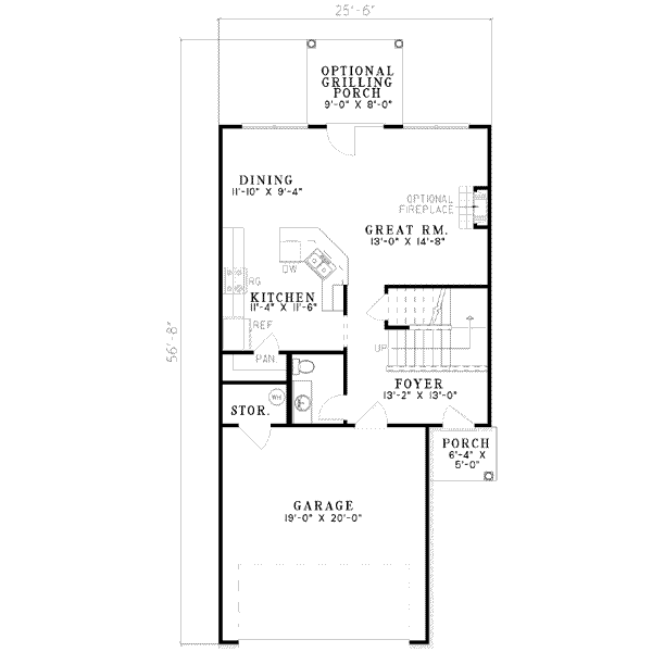 main floor house blueprint