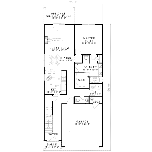 main floor house blueprint