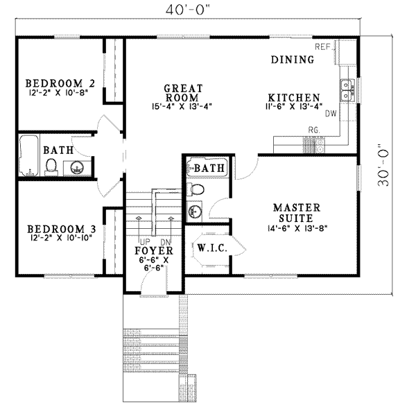 main floor house blueprint