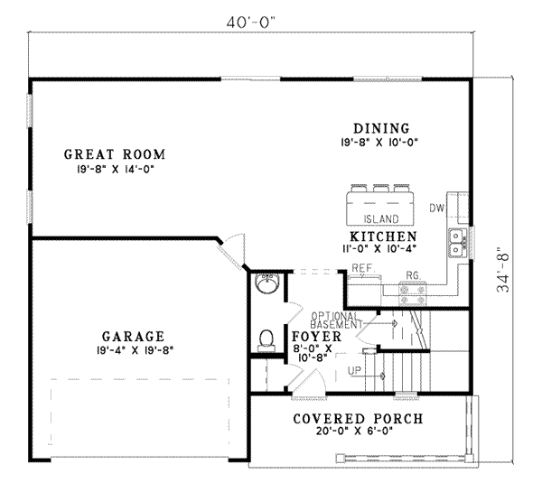 main floor house blueprint