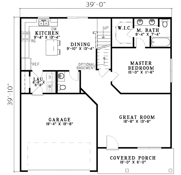 main floor house blueprint