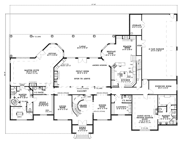 main floor house blueprint