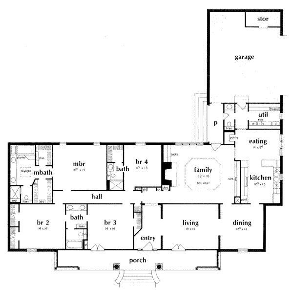 main floor house blueprint