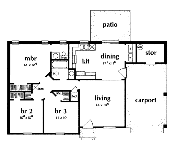 main floor house blueprint