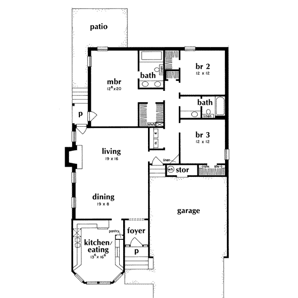 main floor house blueprint
