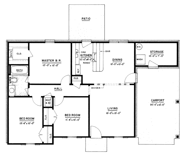 main floor house blueprint