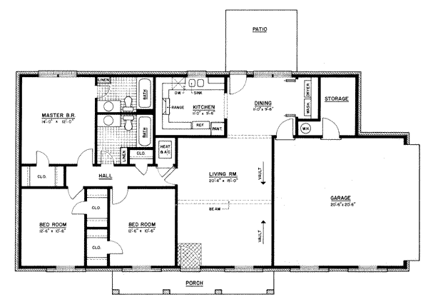 main floor house blueprint