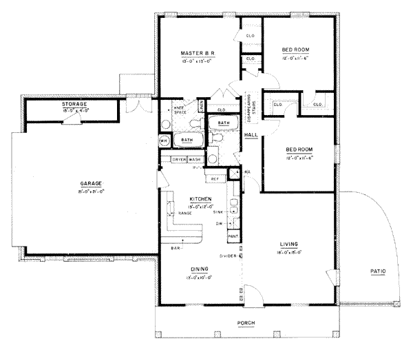main floor house blueprint