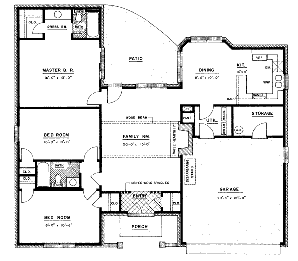 main floor house blueprint