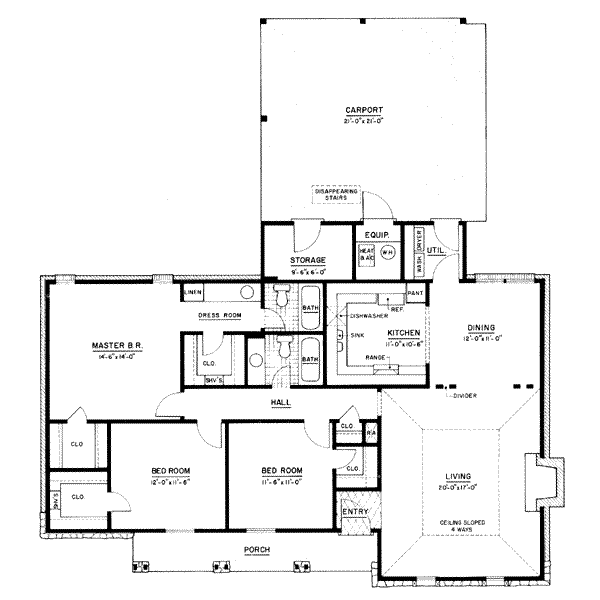 main floor house blueprint