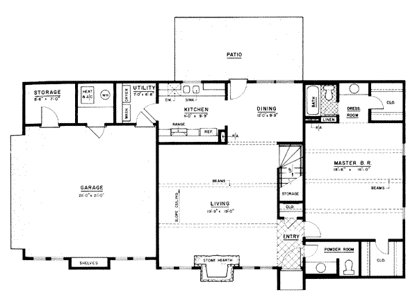 main floor house blueprint