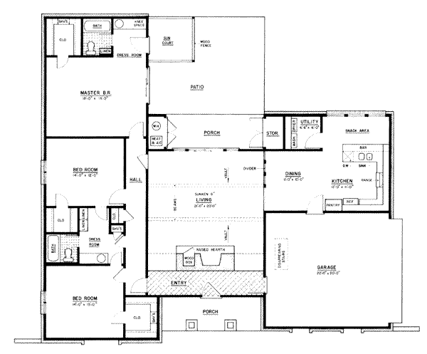 main floor house blueprint
