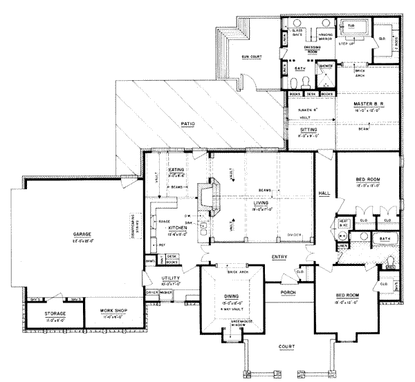 main floor house blueprint