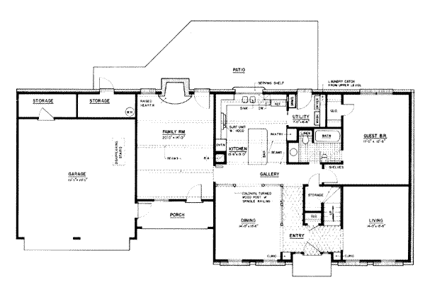 main floor house blueprint