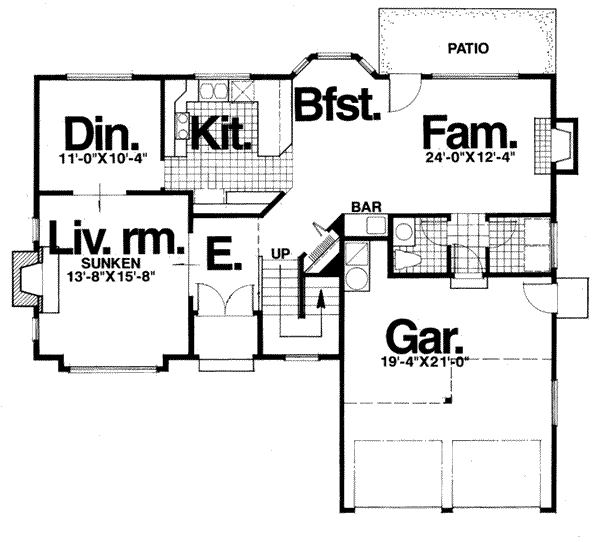 main floor house blueprint